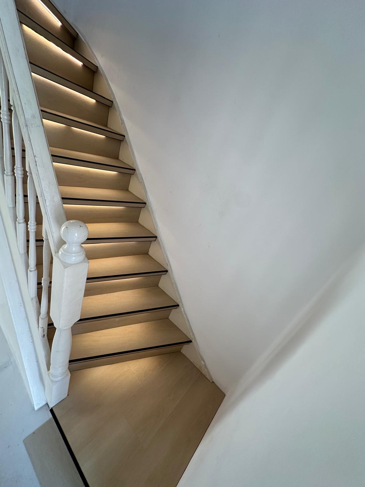Trappen vloer project
