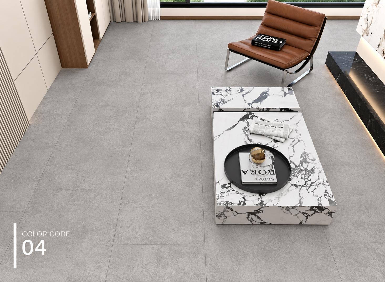 PVC Tegel staal 4