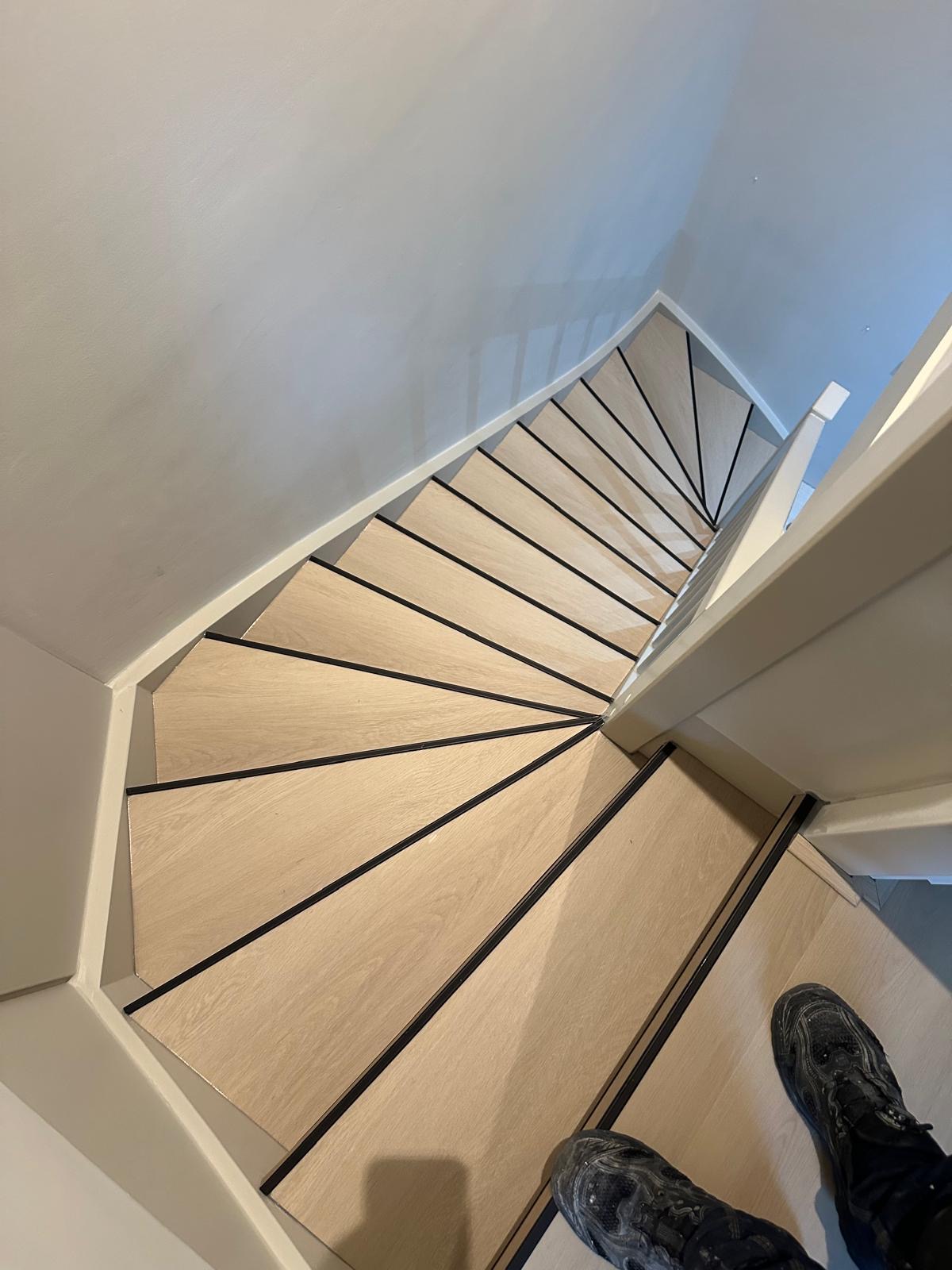 Trappen vloer project