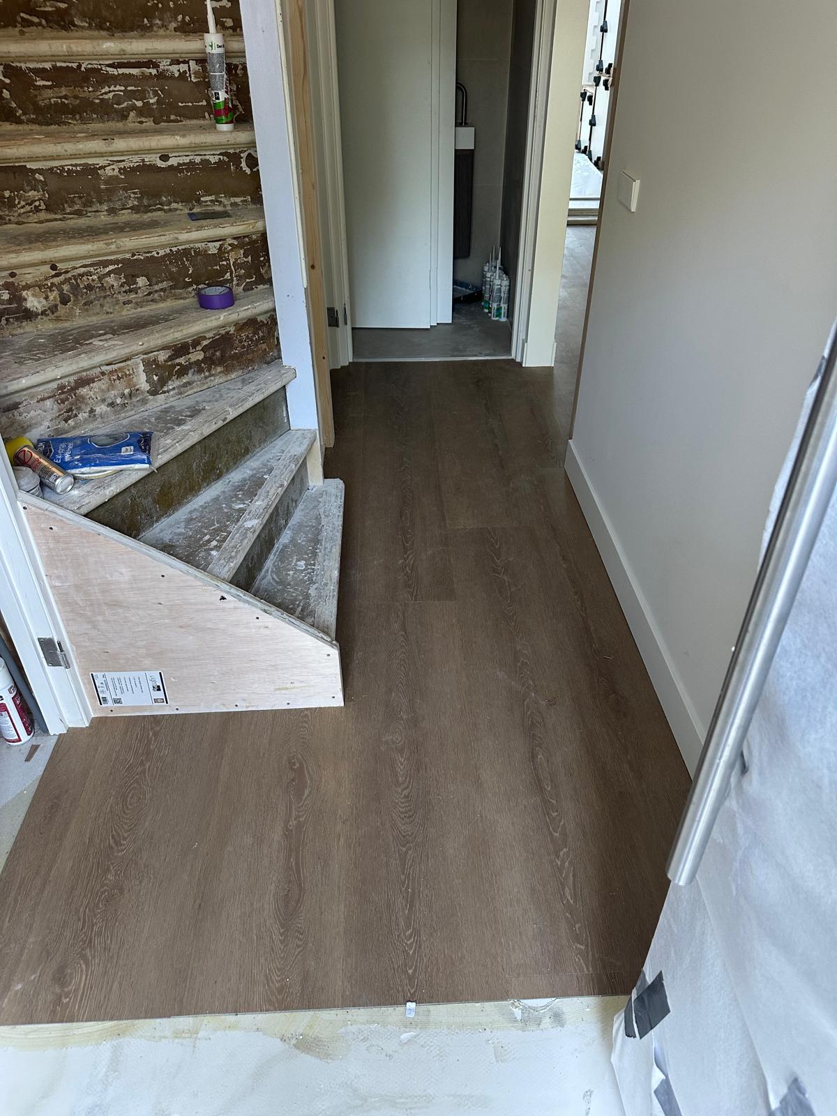 Trappen vloer project