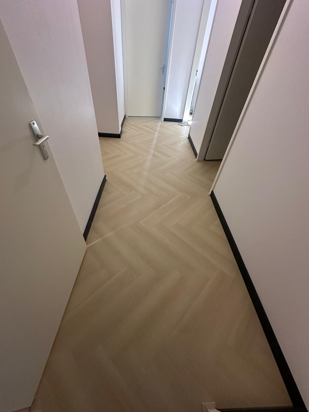 Visgraat vloer project