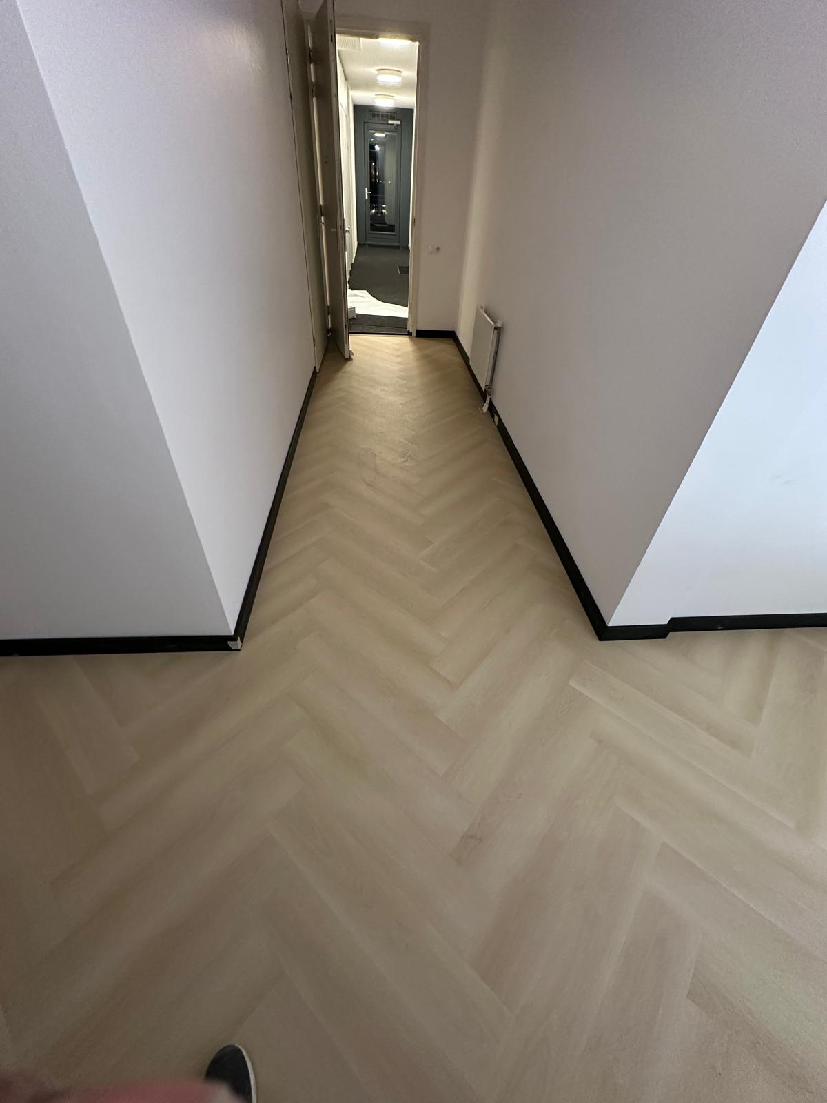 Visgraat vloer project