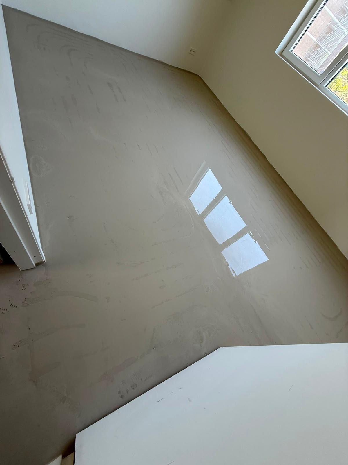 Egaliseren vloer project