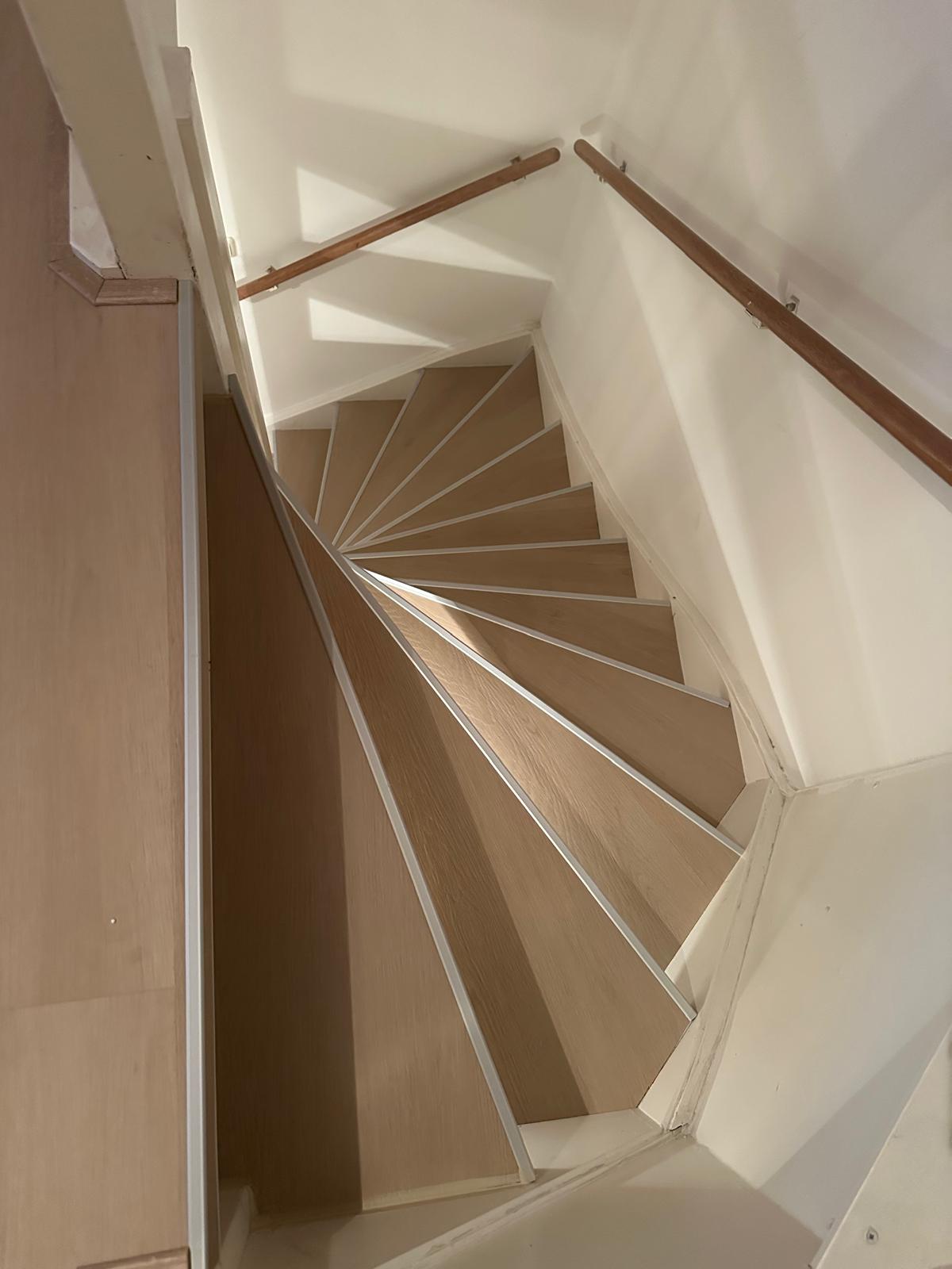 Trappen vloer project