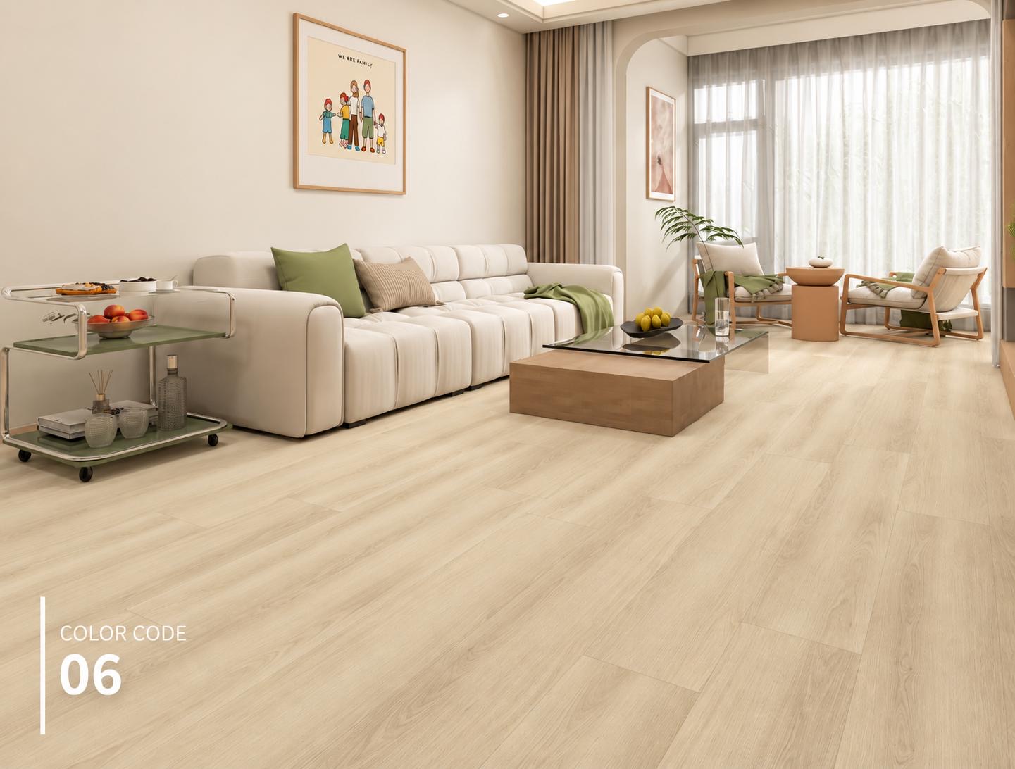 PVC Plank staal 6