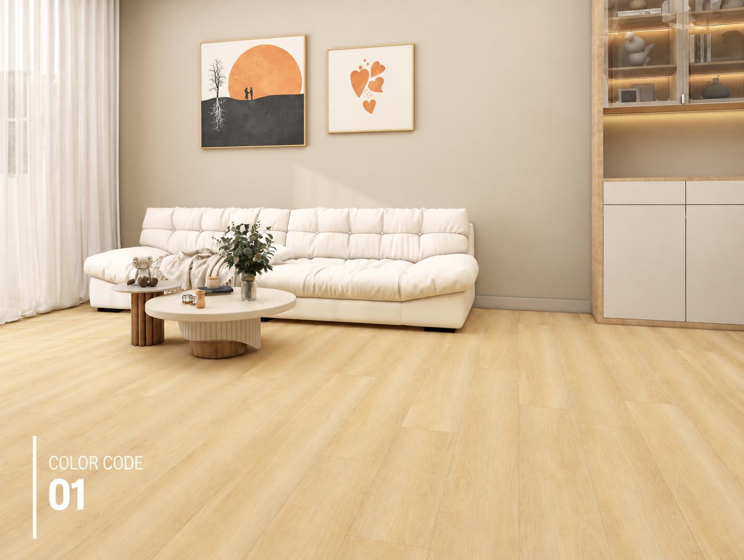 PVC Plank staal 1