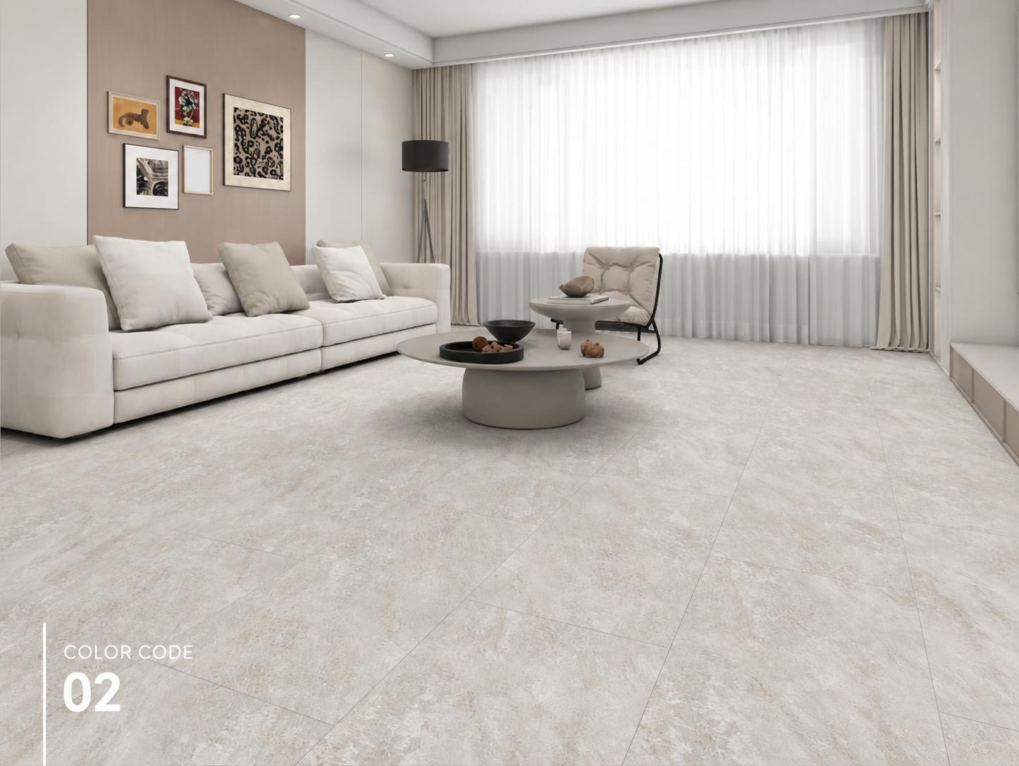 PVC Tegel staal 2