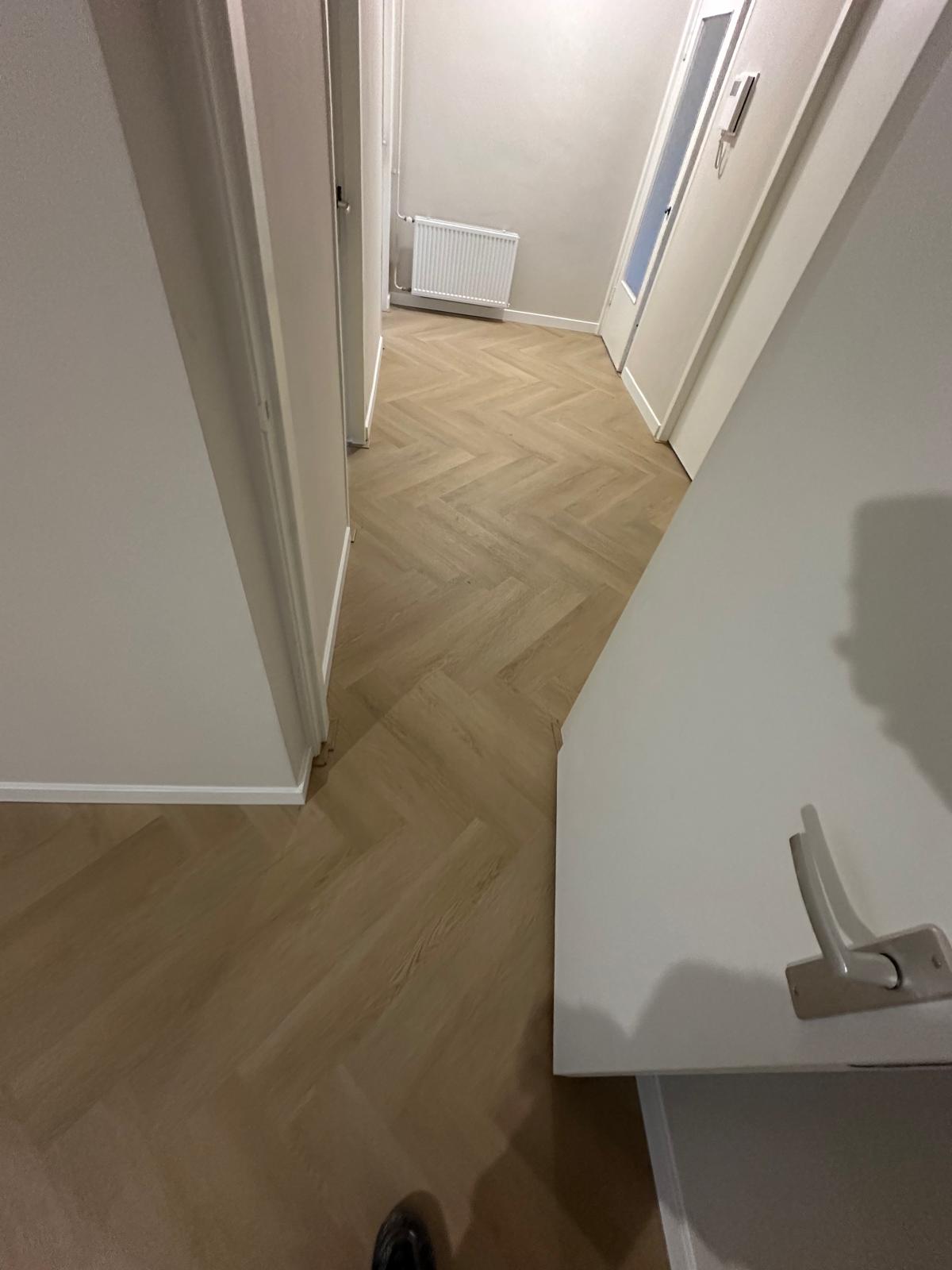 Visgraat vloer project