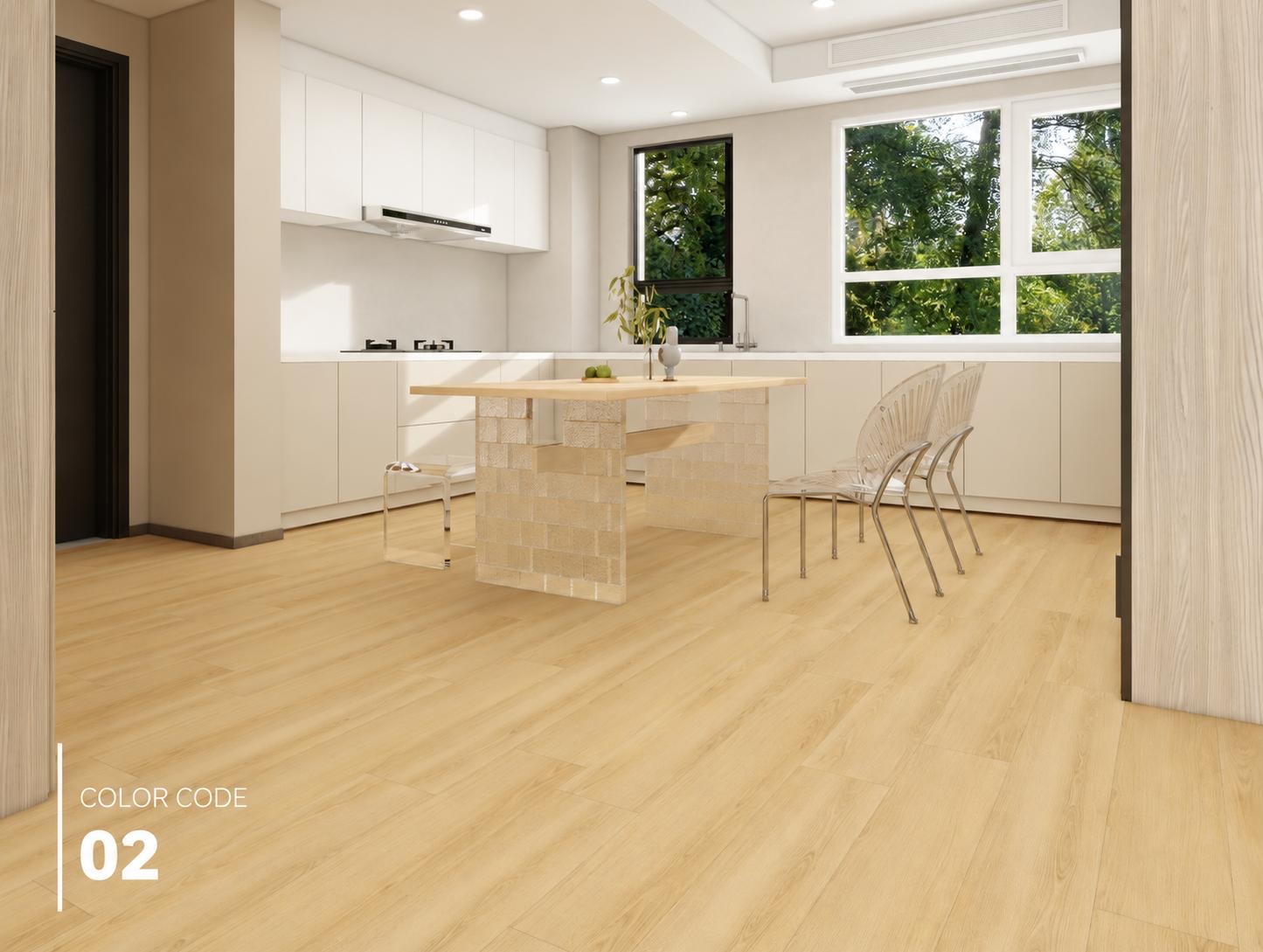 PVC Plank staal 2
